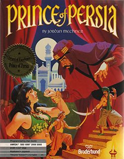 Cena emocionante de Prince of Persia: Sands of Time no PS2, mostrando o protagonista em ação