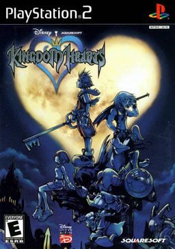 Cena emocionante de Kingdom Hearts 2 no PS2, mostrando personagens icônicos em ação.