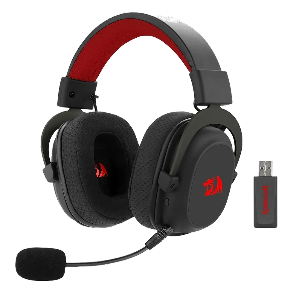 Redragon Zeus Pro Redragon Zeus Pro sem fundo em imagem de produto para comparação de headset gamer