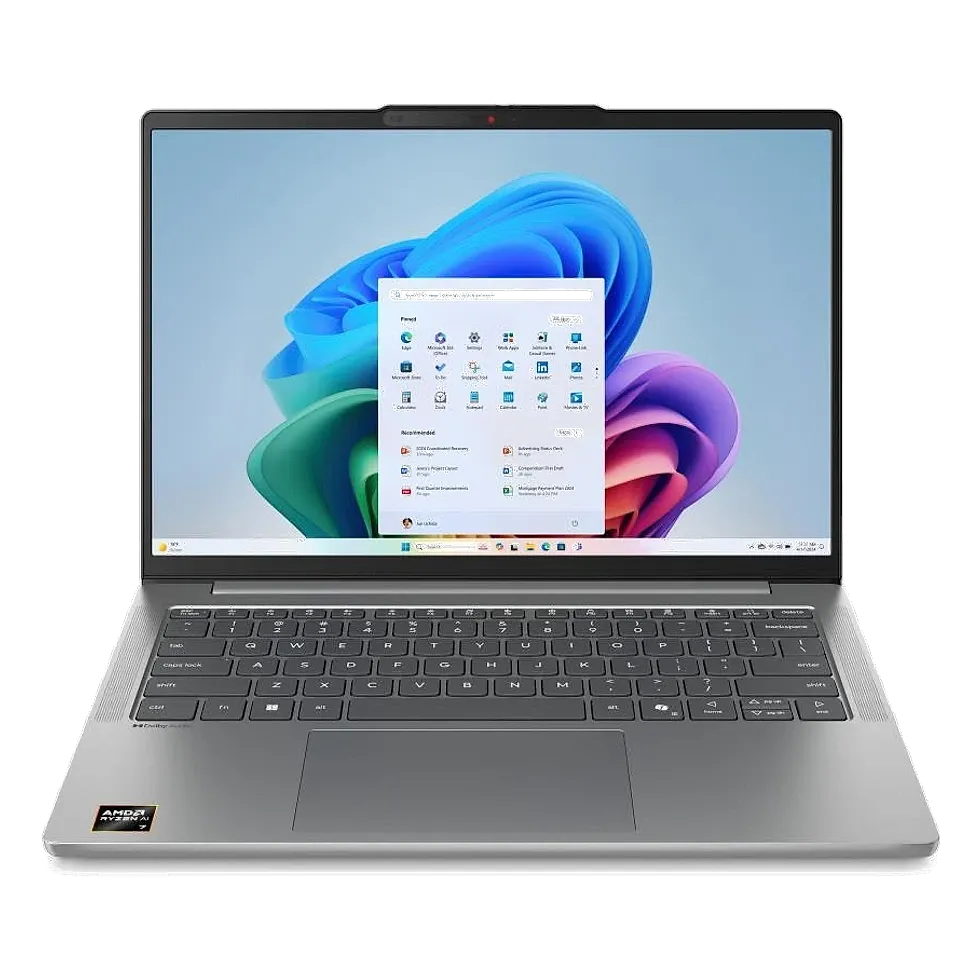 Notebook Lenovo IdeaPad Slim 5 14AKP10 AMD Ryzen AI 7 350 16GB 512GB SSD Windows 11 14" - 83NJ0001BR Luna Grey em imagem de produto para comparativo de compra