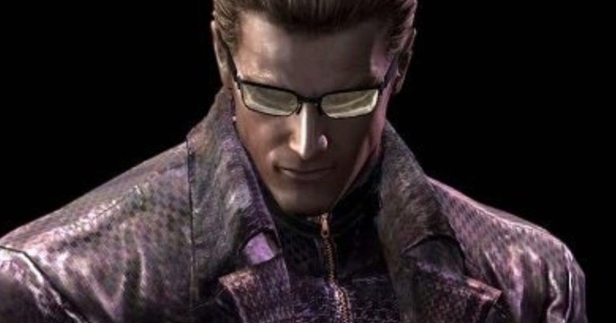Página aweskerproduction.com cheia de memes de Albert Wesker e Resident Evil em rolagem infinita