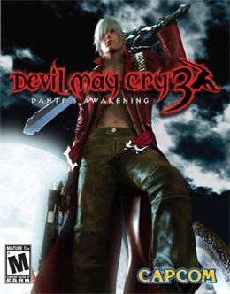 Cena icônica de Devil May Cry 3 no PS2, mostrando ação intensa e personagens marcantes