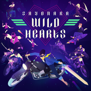 Estética de Sayonara Wild Hearts e Fortnite Festival em comparação Comparação da estética vibrante entre Sayonara Wild Hearts e Fortnite Festival, destacando elementos visuais e de design.