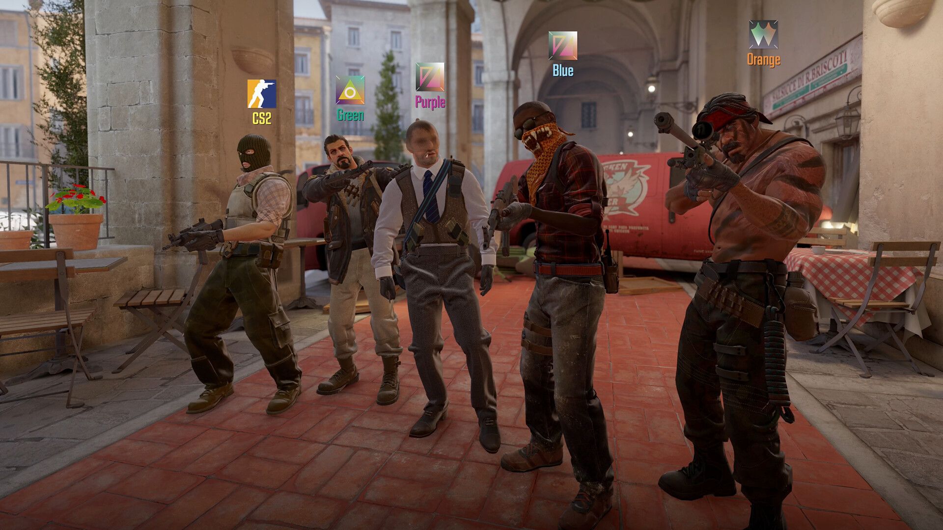 Gameplay do Counter-Strike 2 usado como referência visual para FOV e viewmodel