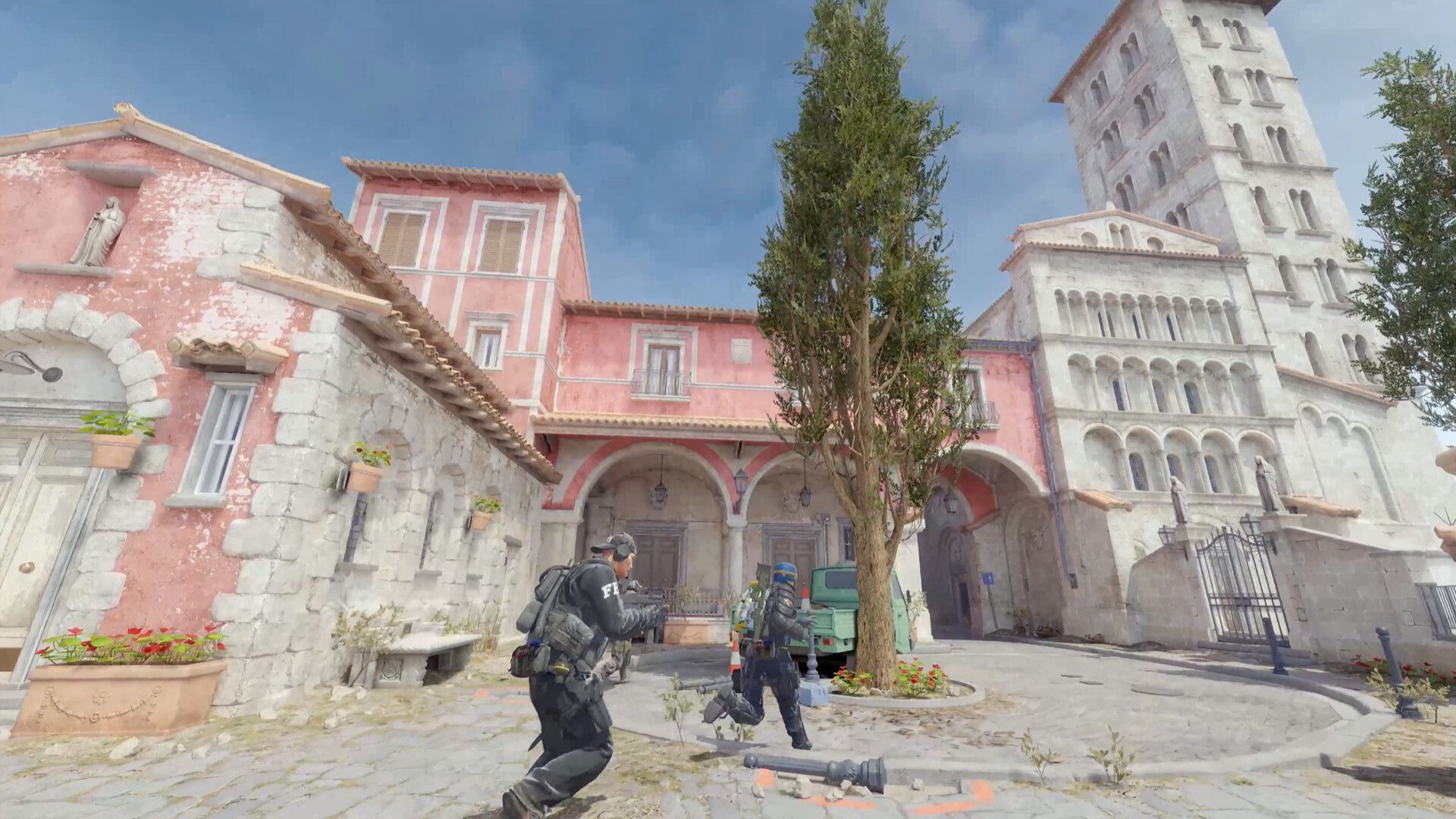 Gameplay do Counter-Strike 2 usado como referência visual para FOV e viewmodel