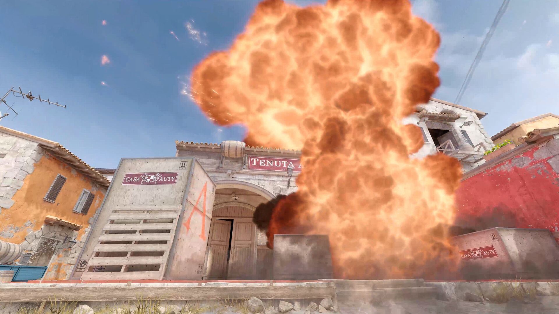 Gameplay do Counter-Strike 2 usado como referência visual para FOV e viewmodel