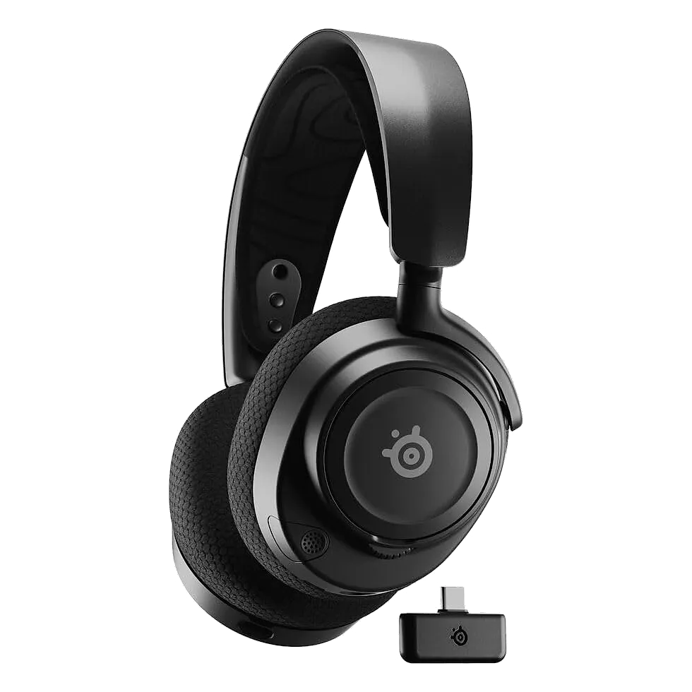 SteelSeries Arctis Nova 7 SteelSeries Arctis Nova 7 sem fundo em imagem de produto para comparação de headset gamer