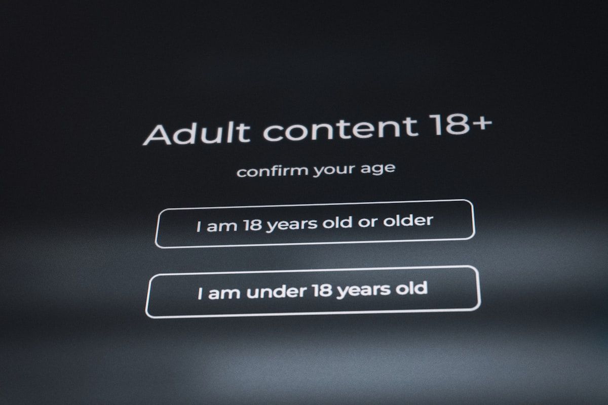 Confirmação de idade para acessar conteúdo adulto em CS2 Tela de confirmação de idade para conteúdo adulto em CS2, destacando a importância de verificar a idade antes de acessar o jo