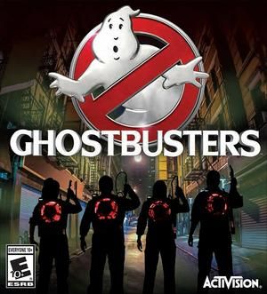 Cena emocionante de Ghostbusters The Video Game no PS2, capturando a ação dos caçadores de fantasmas.