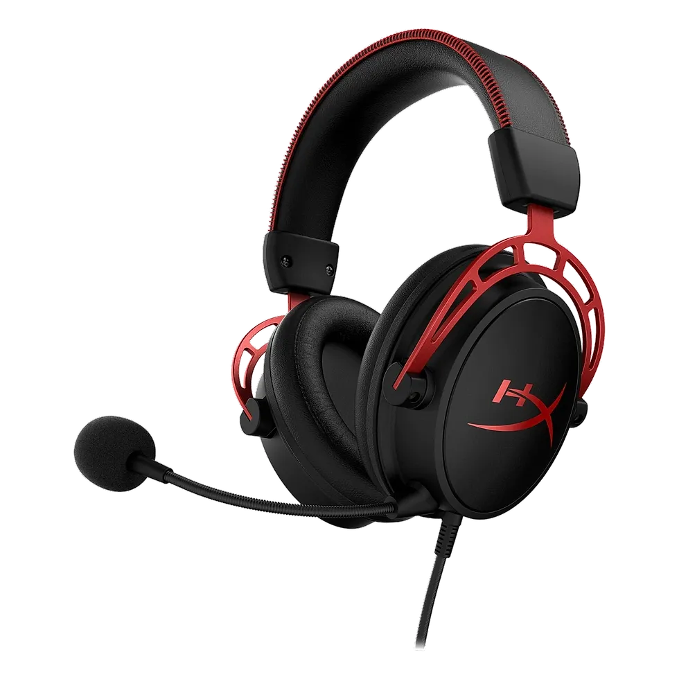 HyperX Cloud Alpha HyperX Cloud Alpha sem fundo em imagem de produto para comparação de headset gamer